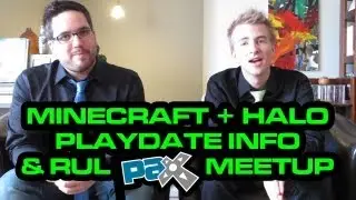 Minecraft and Halo Playdate Info + RUL PAX Meet-Up