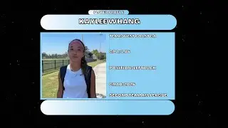 Kaylee Whang (Left Back, 3.86 GPA, Class of 2026)