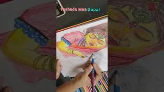 Bal GOPAL Drawing with Maa Yashoda 🏵️