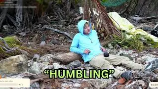 Jason Reflects On Life 5 Hours Into His 7 Day Survival Island Challenge..