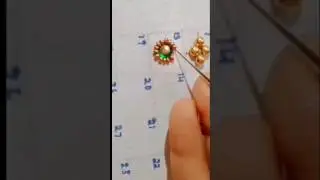butta design #aari #basic #advance #embroidery #advance