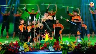 Rebel Roars on Stage 🔥 | Kantara Rebel Song | Grade 6 Boys | Kalavaibhava 2025