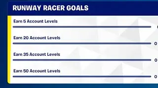 Earn 50 Account Levels || Runway Racer Goals