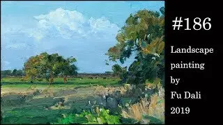 #186 Landscape Painting by Fu Dali 2019