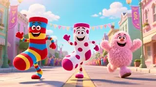 The Silly Sock Parade | Fun Movement Song for Kids | Nursery Rhymes & Playtime Songs