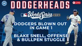 DodgerHeads: Dodgers blown out by Blue Jays in World Series Game 1, pitching & offense struggle