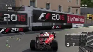 F1 2016 Multi Saison 2 #6 Monaco - Course Partie 2 - Un Abandon & Des Crevaisons