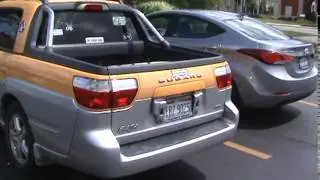 Subaru Baja yellow 360 Degrees Walk around the Car