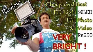 Best Budget LED Light for DSLR & Mobile Phone Photography Unboxing in Telugu