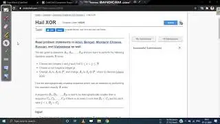 Hail XOR | HXOR | December Long Challenge | CodeChef | Explanation