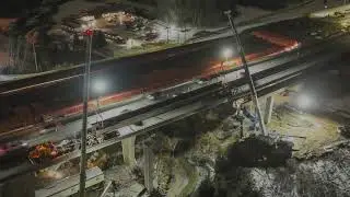 Terwillegar Drive Bridge Construction - Edmonton - Alberta
