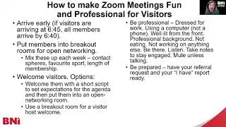 How to make Zoom Meetings Fun and Professional for Visitors
