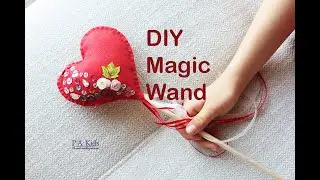 DIY Magic Heart Fairy Wand/Creations for Children/Handmade toys/