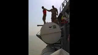 البحريه العراقيه  قفزة الثقه دورة المارنز البحري