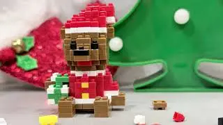 Building a Cute Christmas Mini Block Figure 🎅🧱 | Petit Block Build