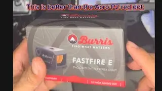 New Red dot Pickup Burris FastFire E for the Glock 45 Acro p2 footprint 