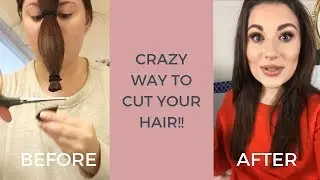 CUTTING MY HAIR IN A PONY TAIL!! DID IT WORK?!