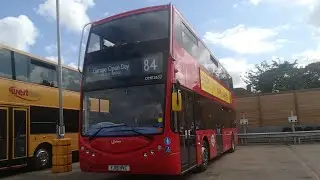 BRAND NEW + ELECTRIC THRASH metroline London (313 potters bar depot-Colney) OME2652 YJ19 HVC