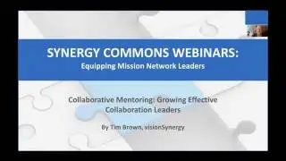 Synergy Commons Webinar - Collaborative Mentoring (Tim Brown)