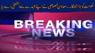 Govt In Trouble, Special Assistant To Prime Minister Resigned