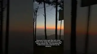Winterline appears on Mussoorie&rsquo;s horizon to mesmerise tourists
