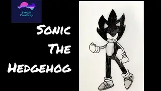 How to draw Dark Sonic Step by Step#sketchcreativity #sonicthehedgehog #drawing #howtodraw