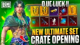 MOST LUCKIEST 🔥Crate Opening Ever 😱 700 UC Witherbloom Prodigy ultimate set in BGMI | IG ROLEX LIVE 