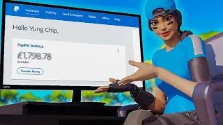 I put my PAYPAL in my Fortnite name and made this much...