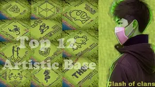 Top 12 coc th8 funny base with link