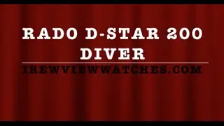 Rado D Star 200 Blue Diver Men's Watch