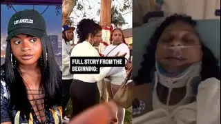 The girls who Jumped Chrisean get in a car crash and lie about dying?