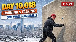 Day 10,018 Training and Talking OneWall Handball in Central Park NYC #onewallforolympics