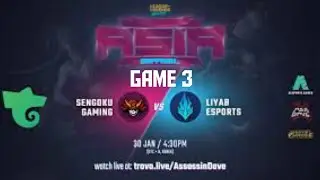 Liyab Esports VS Sengoku Gaming {GAME 3} WILDRIFT ASIA BRAWL TOURNAMENT 2020 #LolWildrift #Wildrift