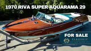 1970 Riva Super Aquarama For Sale | Rare Classic Wooden Speedboat