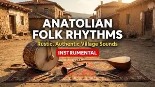 Traditional Turkish Restaurant Songs | 12 Hours Upbeat Anatolian Baglama Folk Background Music