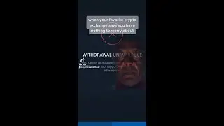 Withdrawal Unavailable ❌