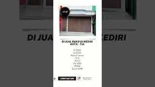 Di jual Ruko di kediri kota TJA #investasi #investasiproperti #properti #rumah