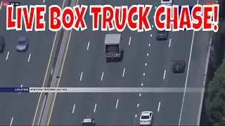 LIVE POLICE CHASE OF A BOX TRUCK | WE GOT A CHASE!
