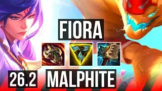FIORA vs MALPHITE (TOP) | EUW Diamond | 26.2