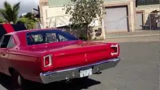 426 Hemi Roadrunner walk around and idling