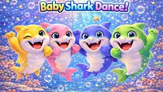 Baby Shark Friends Song 🦈 | Fun Underwater Dance Rhyme for Kids & Toddlers