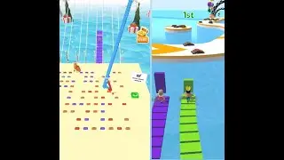 ENTERTAINING MOBILE GAMES;; SHORTCUT RUN - BRIDGE RACE