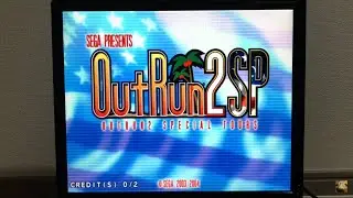[アーケード基板]アウトラン2スペシャル OutRun2SPの起動からデモ画面