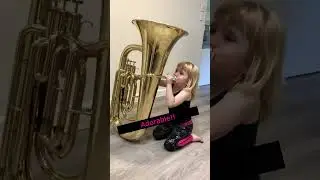 Cutest Tuba player EVER!!