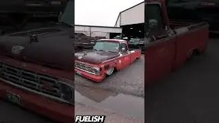 Ford f100 stance. Slammed trucks /// авто выставка в Америке