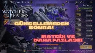 G&Uuml;NCELLEMEDEN SONRA MATRİX'E VURUYORUZ | PANTHEON (DEMON SOLDIERLAR) - WATCHER OF REALMS