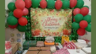 Merry Christmas Party 2025 Enjoy ang mga bata at matatanda sarap ang pag kain,