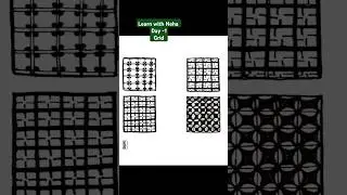 Mehndi tutorial Class day-1 grid design #grid #mehandi #viral #shortsviral #shorts #ytshorts #song