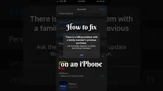How to fix &ldquo;There is a billing problem with a previous purchase&rdquo; on an iPhonel #iphonetips #iphone