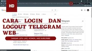 👉 💻 Cara Login & Log Out Telegram Web | Tutorial Mudah & Cepat
